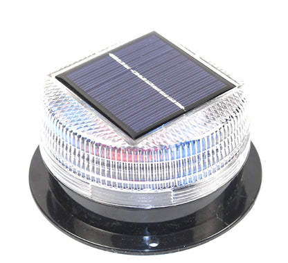 Red And Blue Solar Roof Magnetic Solar Flash Warning Light