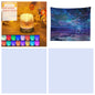 Crystal Lamp Water Ripple Projector Night Light Decoration Home Houses Bedroom